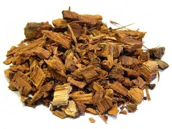 Composition of oak bark powder Urotrin