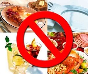 Compliance with diet as a way of treating prostatitis in men